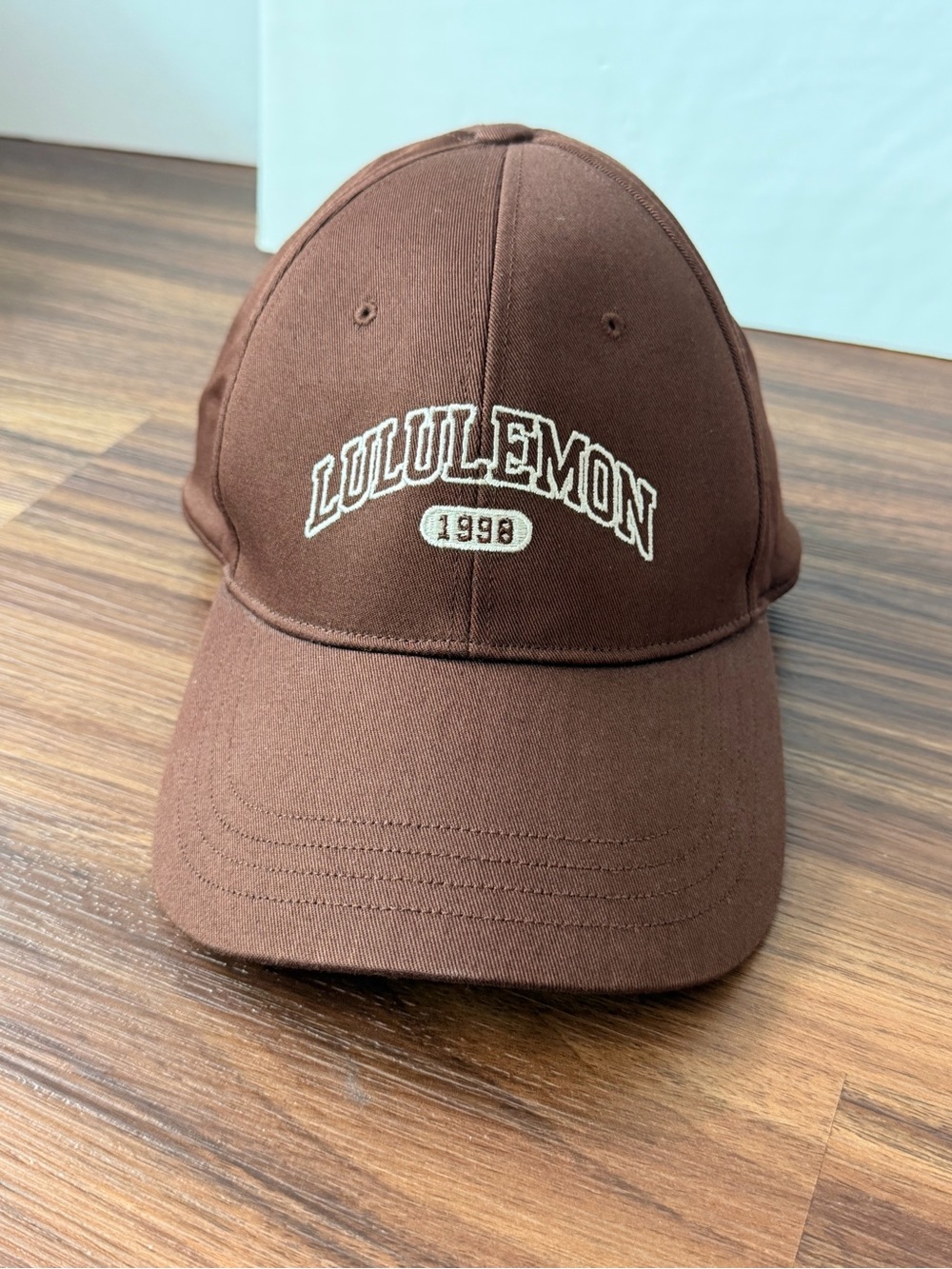 Lululemon Brown Embroidered Baseball Cap